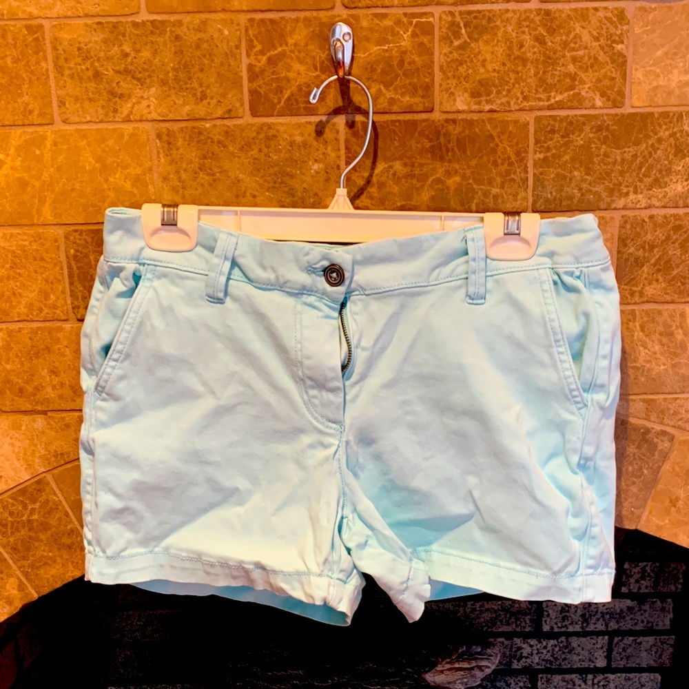 Light Teal-Blue Women's Shorts